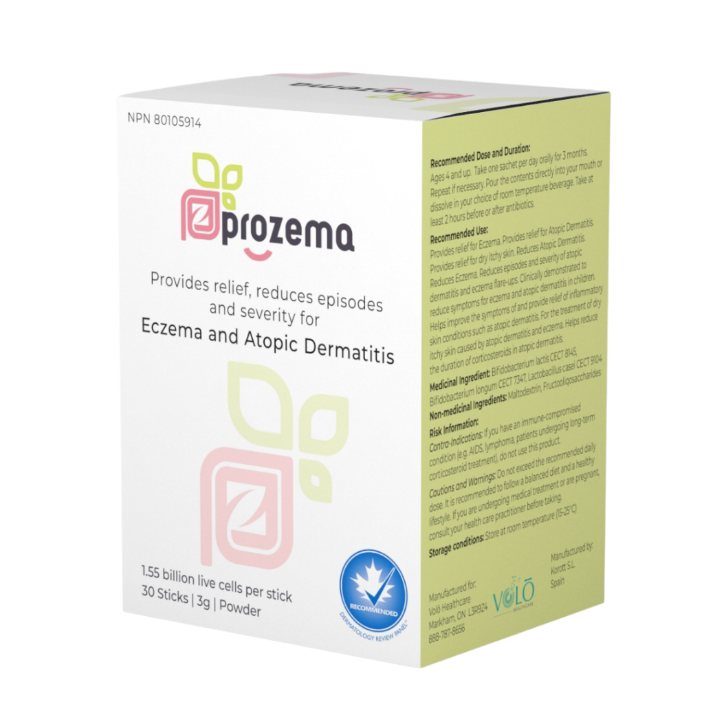 ProZema Probiotic box with label on the side